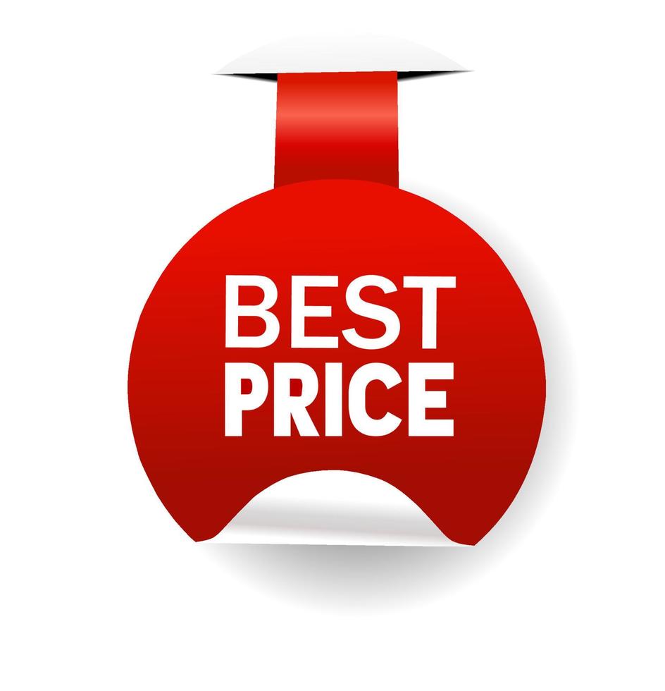 Best price banner design. Business concept. Flat vector template