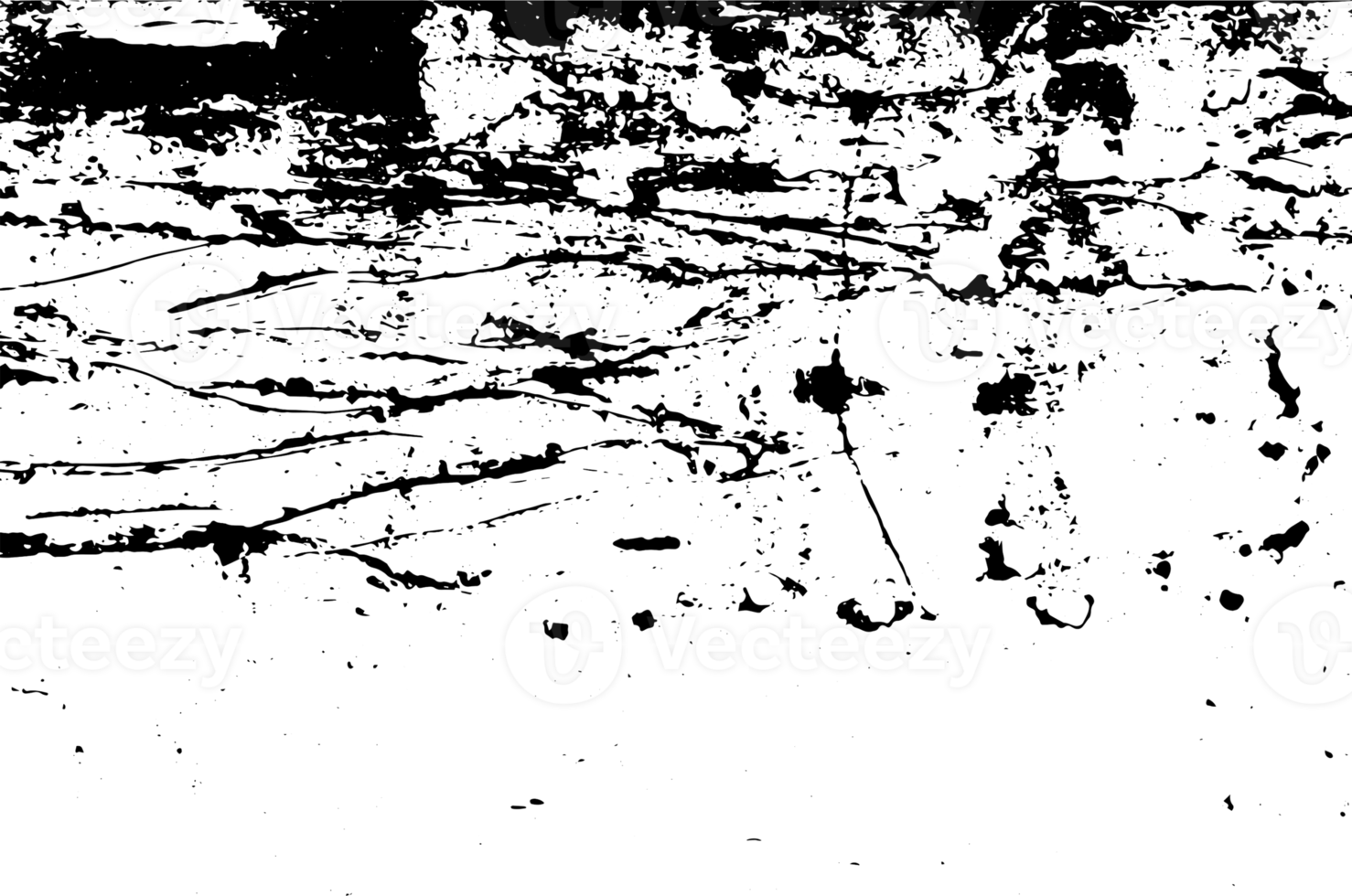 Rustic grunge texture with grain and stains. Abstract noise background. PNG graphic illustration with transparent background.