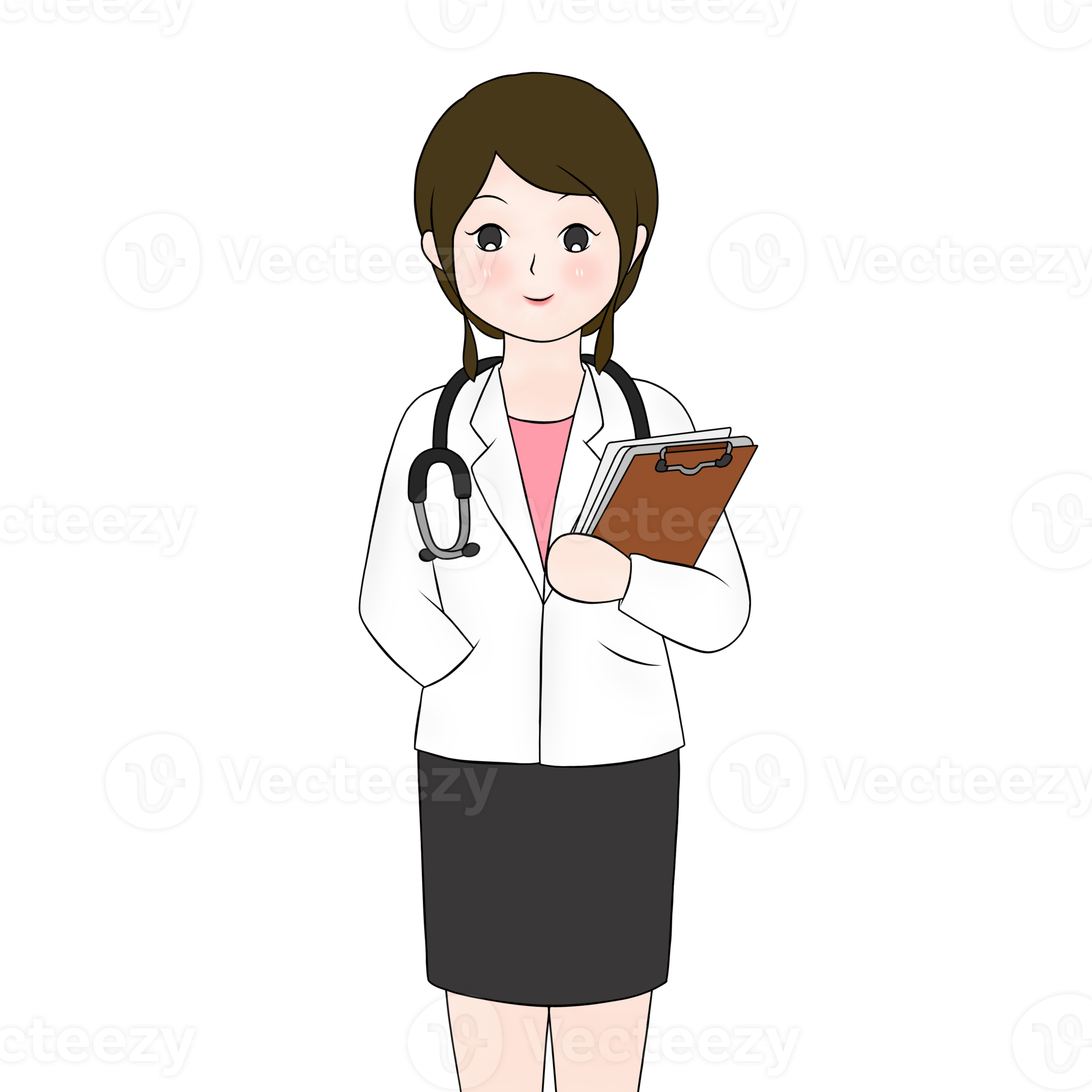 female doctor cartoon illustration 23208845 PNG