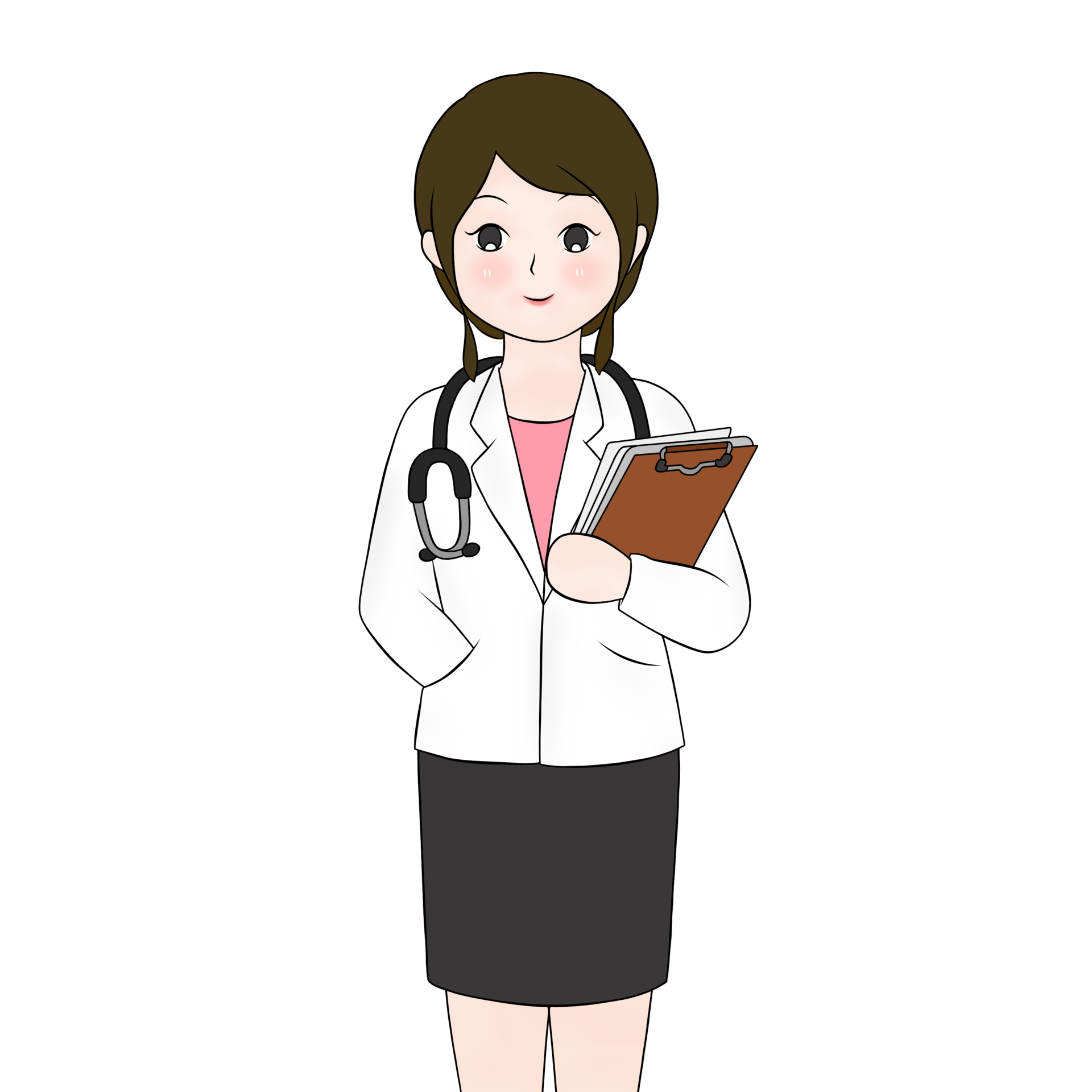 cartoon woman doctor