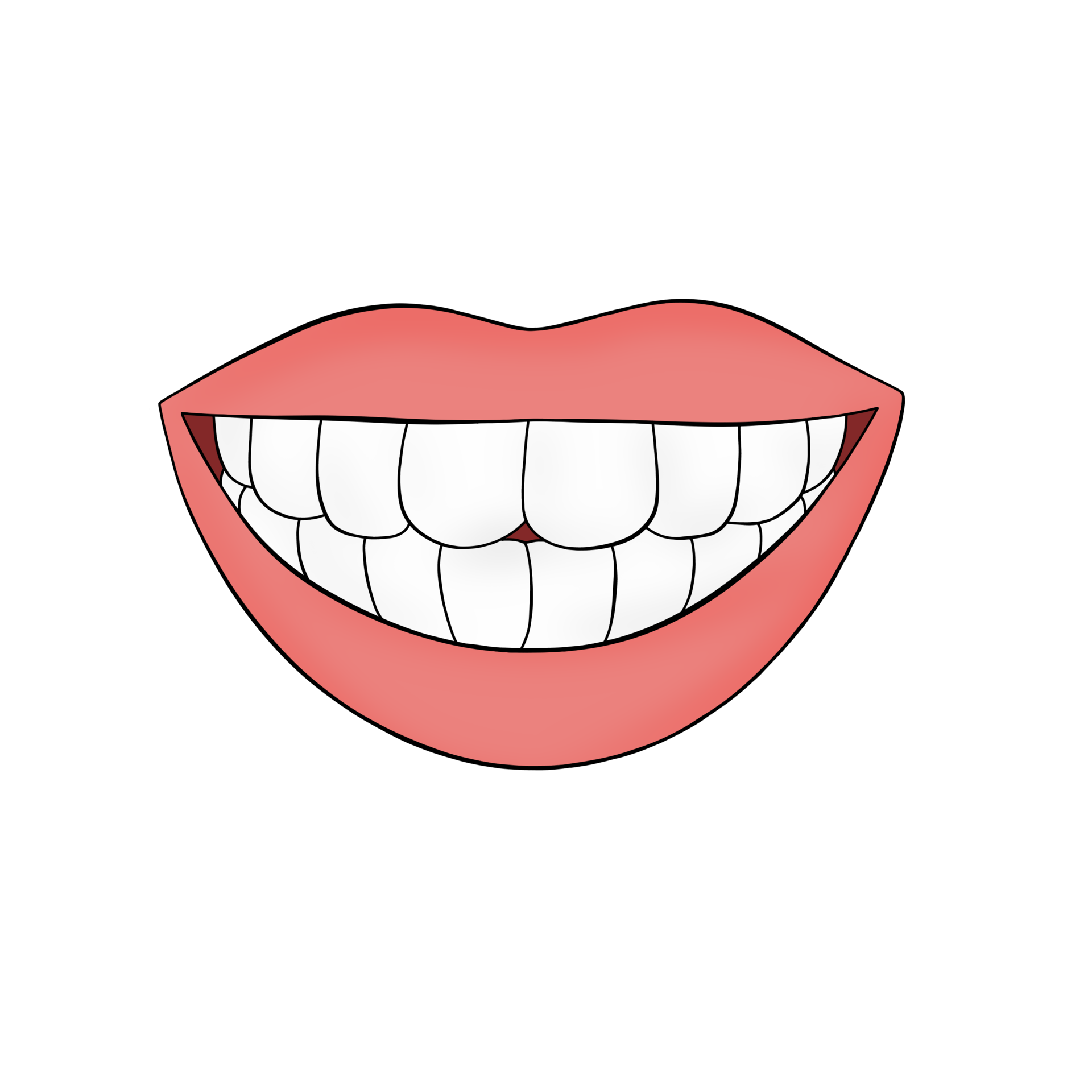 teeth human body part cartoon illustration 23208852 PNG