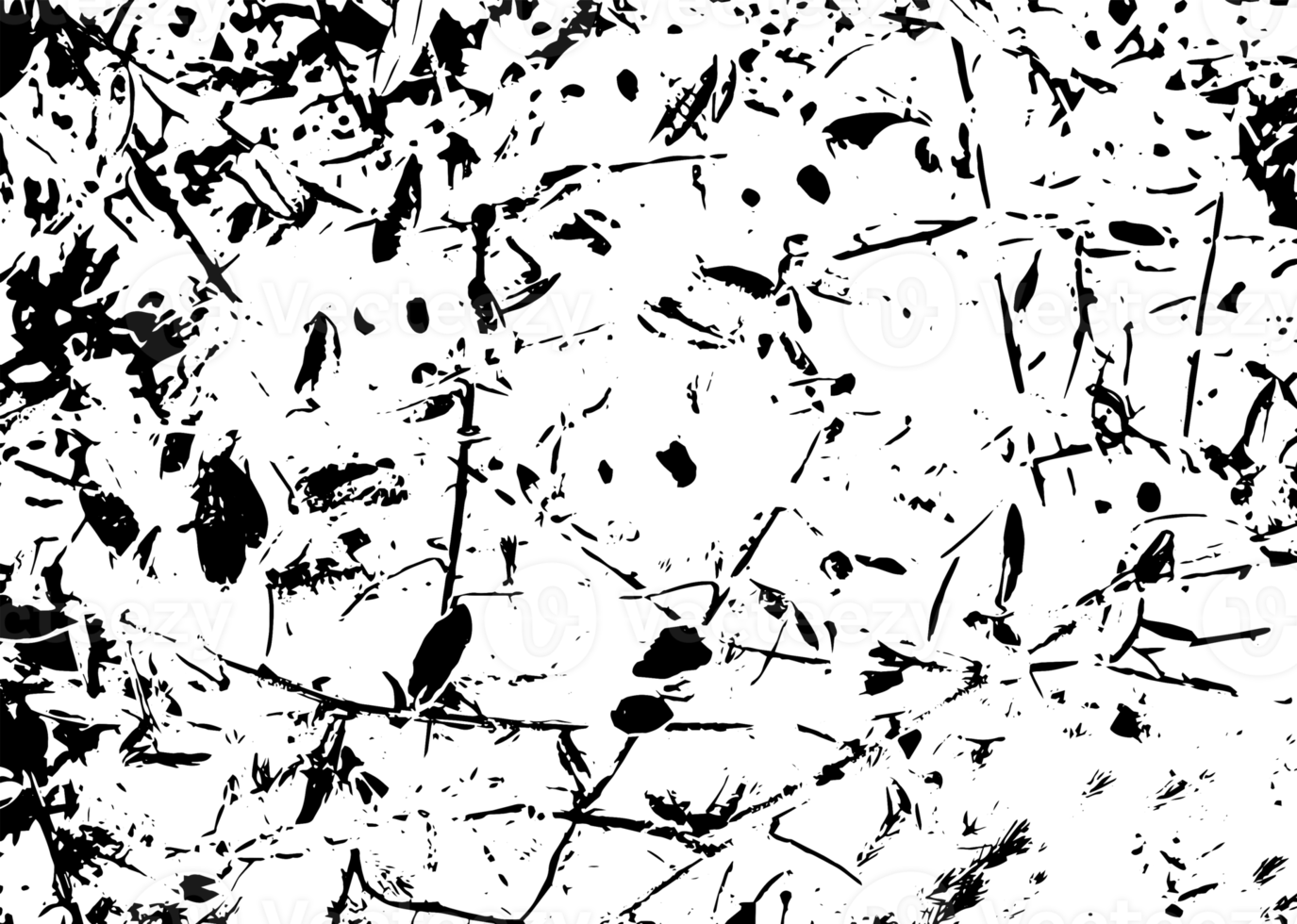 Rustic grunge texture with grain and stains. Abstract noise background. PNG graphic illustration with transparent background.