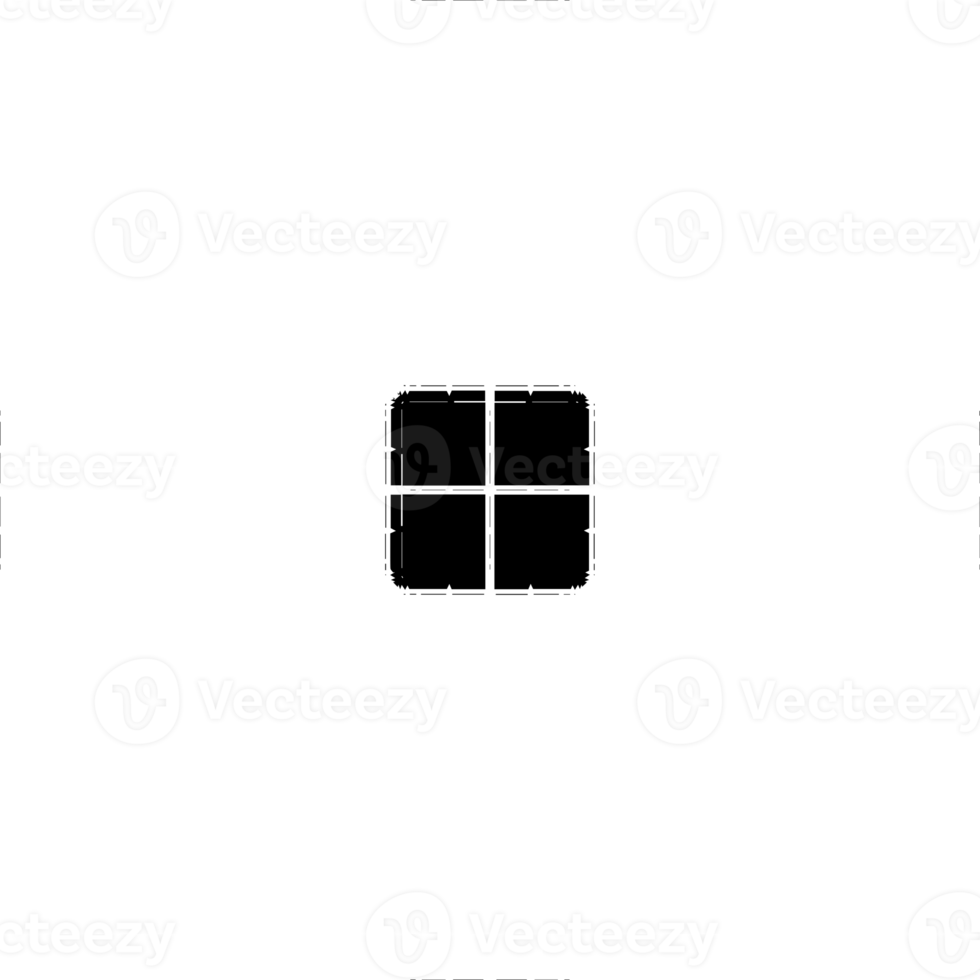 Rustic grunge texture with grain and stains. Abstract noise background. PNG graphic illustration with transparent background.