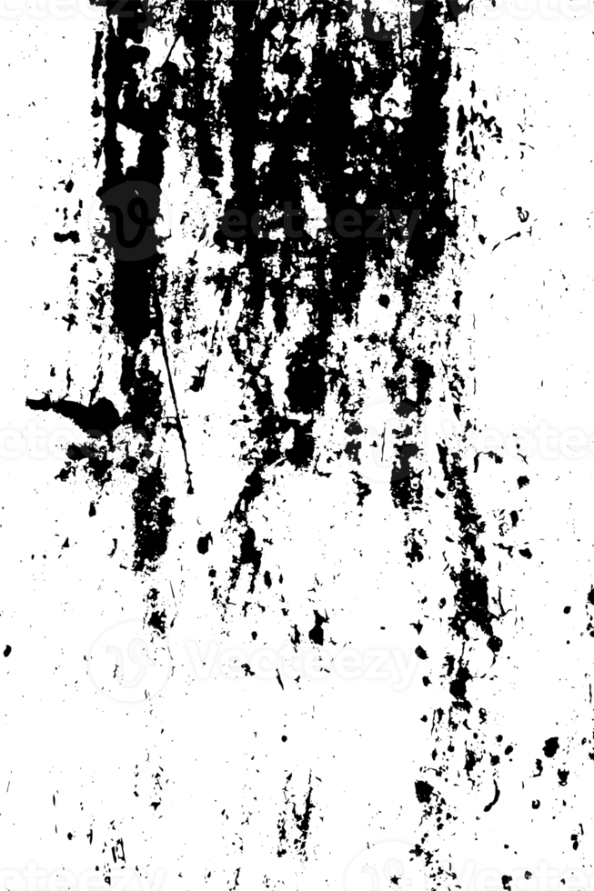 Rustic grunge texture with grain and stains. Abstract noise background. PNG graphic illustration with transparent background.
