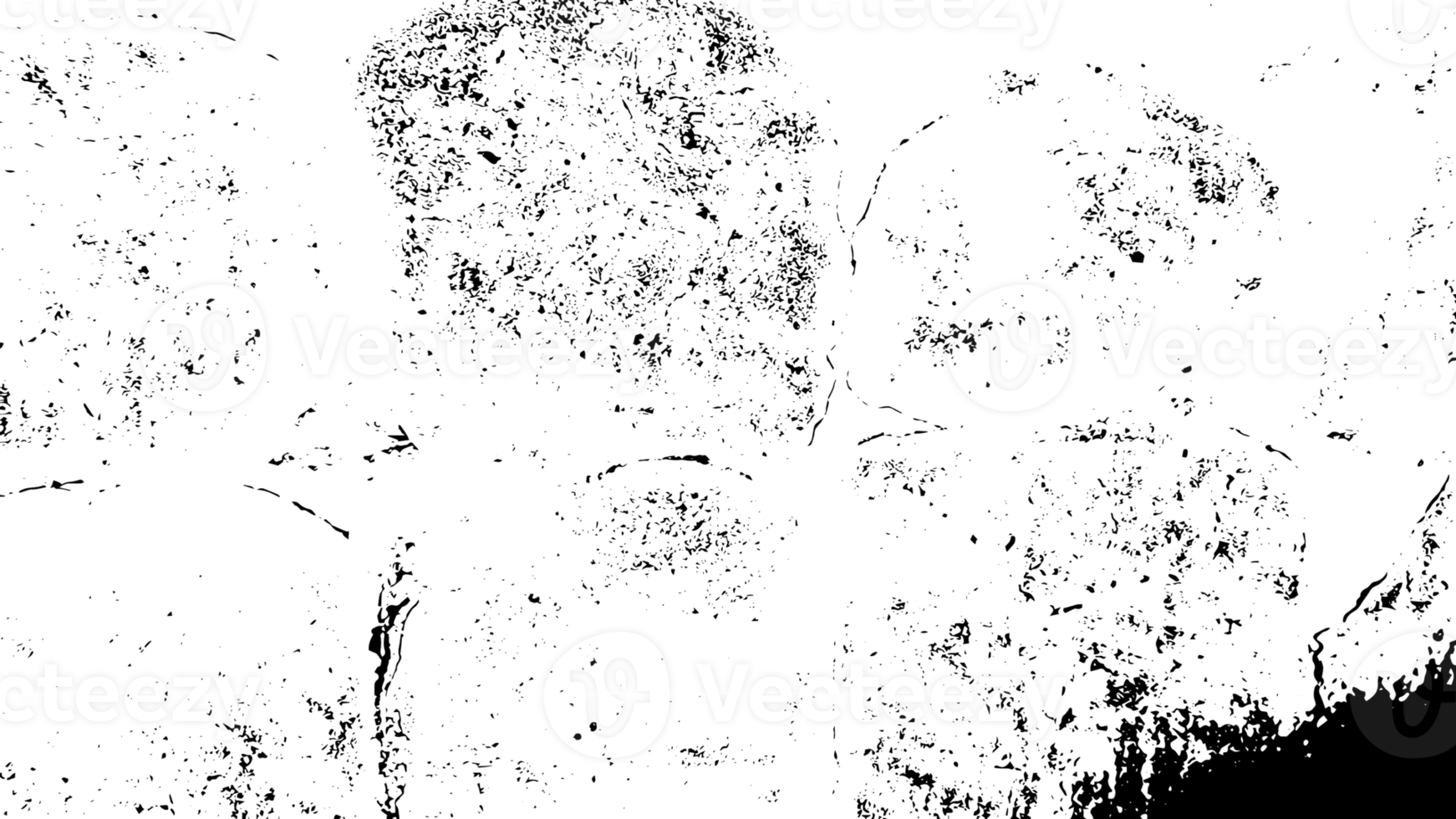 Rustic grunge texture with grain and stains. Abstract noise background. PNG graphic illustration with transparent background.