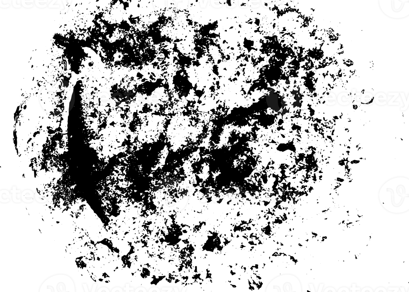 Rustic grunge texture with grain and stains. Abstract noise background. PNG graphic illustration with transparent background.