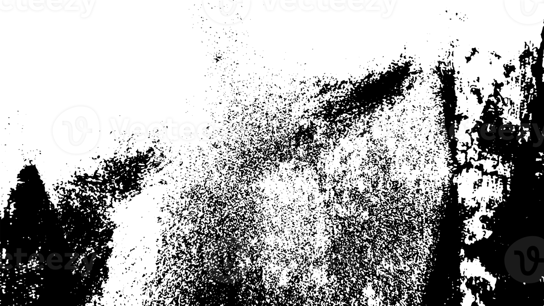 Rustic grunge texture with grain and stains. Abstract noise background. PNG graphic illustration with transparent background.