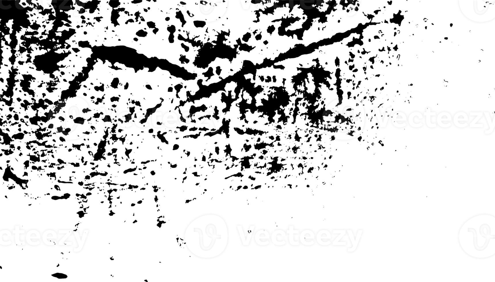 Rustic grunge texture with grain and stains. Abstract noise background. PNG graphic illustration with transparent background.