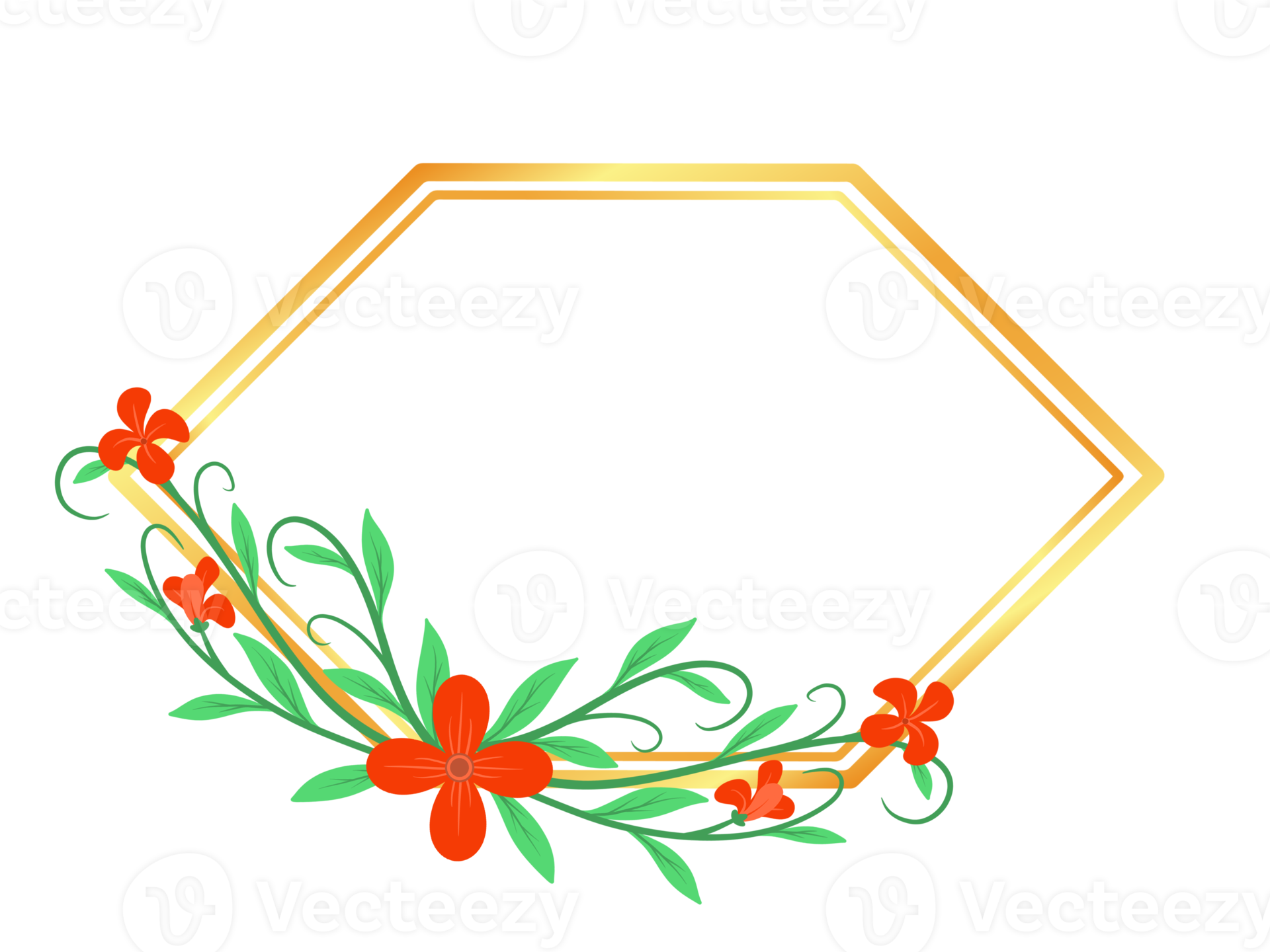Flower Frame Background 23209548 PNG