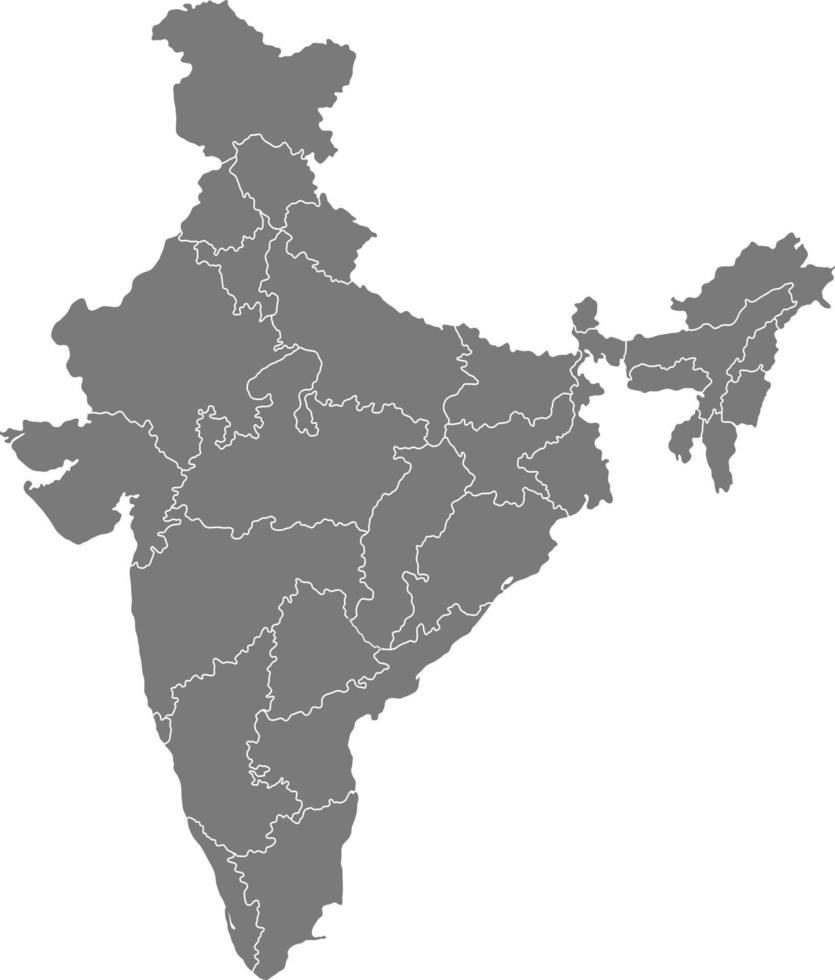 Indian map vector