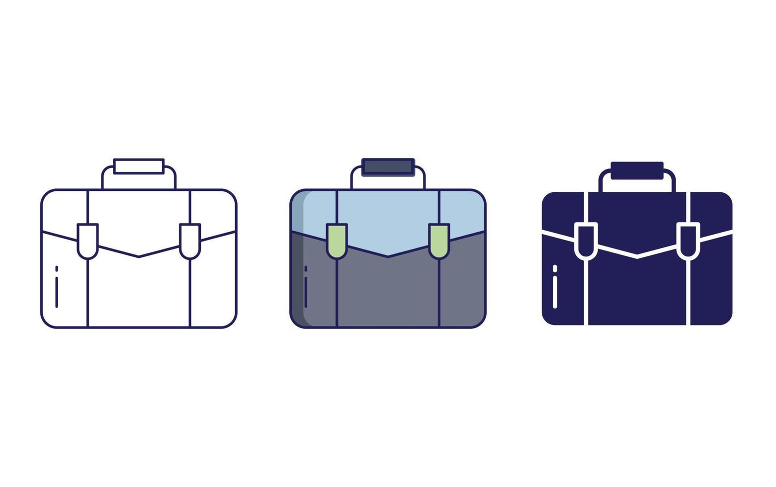 Briefcase vector icon