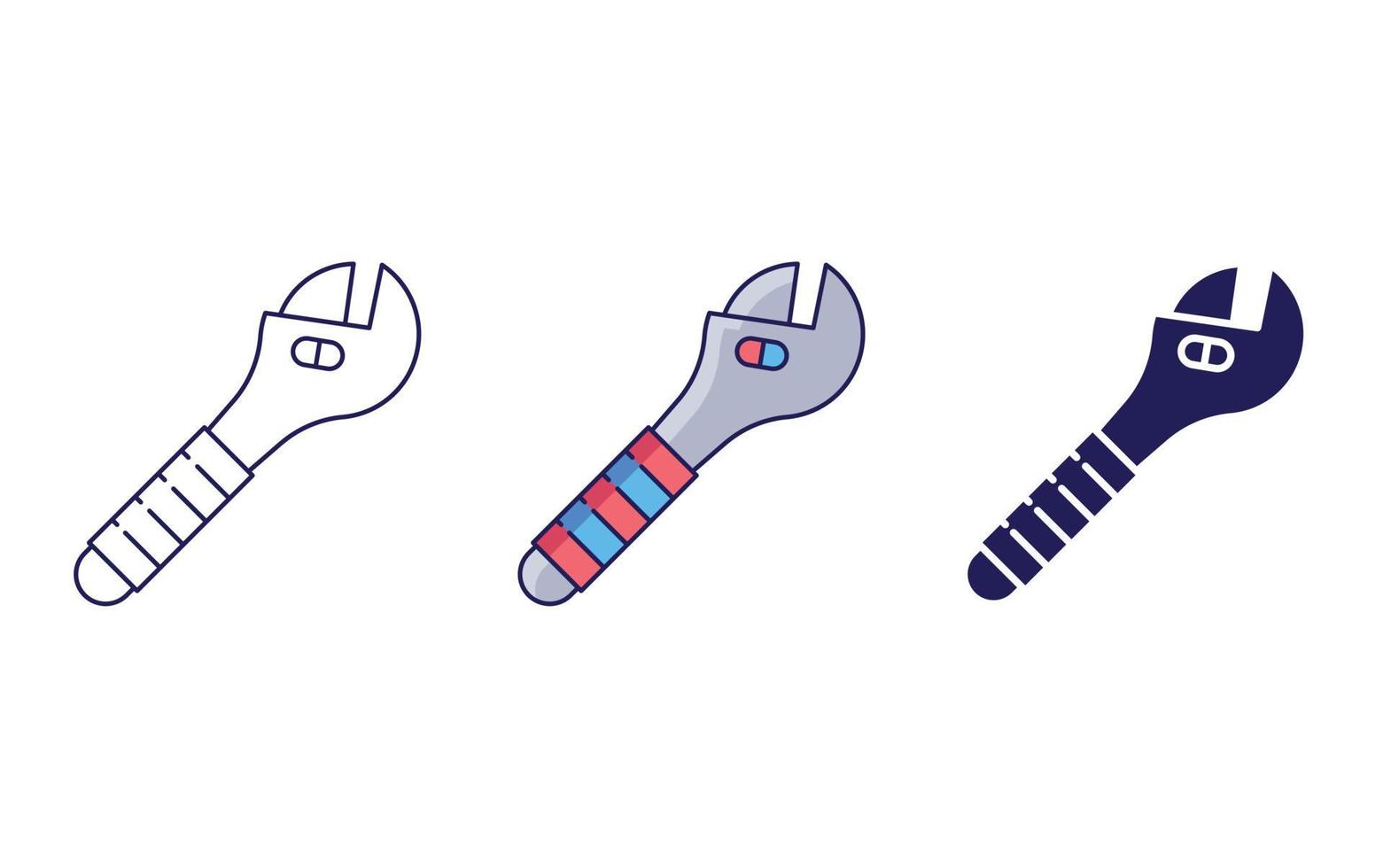 Wrench vector icon