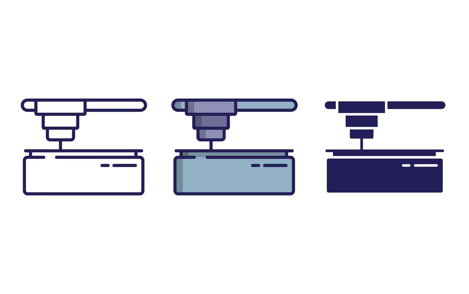Lazer Printing vector icon