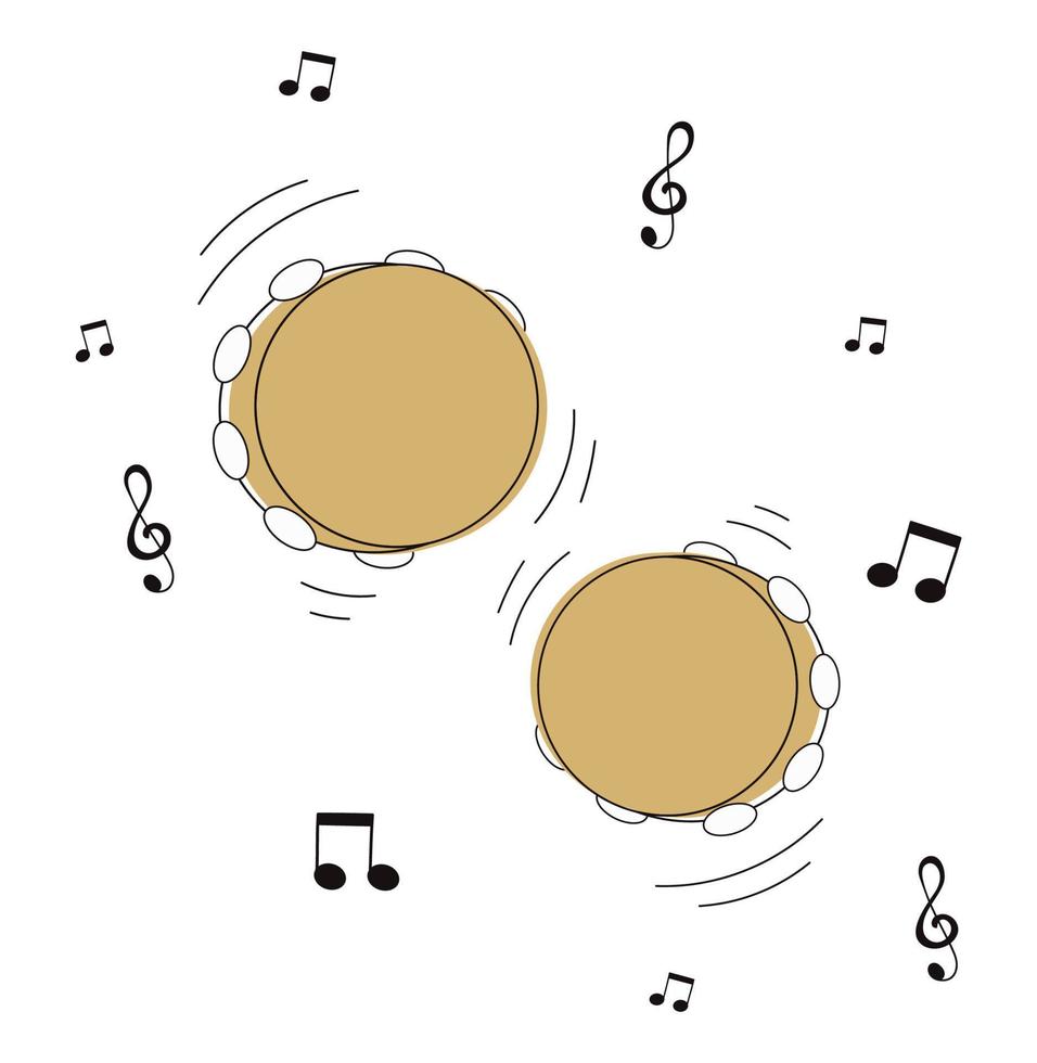 2 reels hand drawn vector