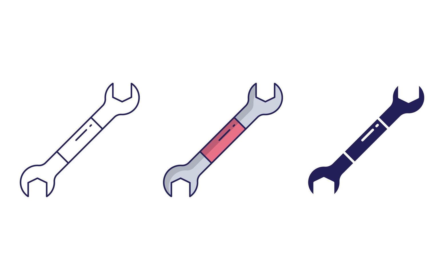 Wrench vector icon