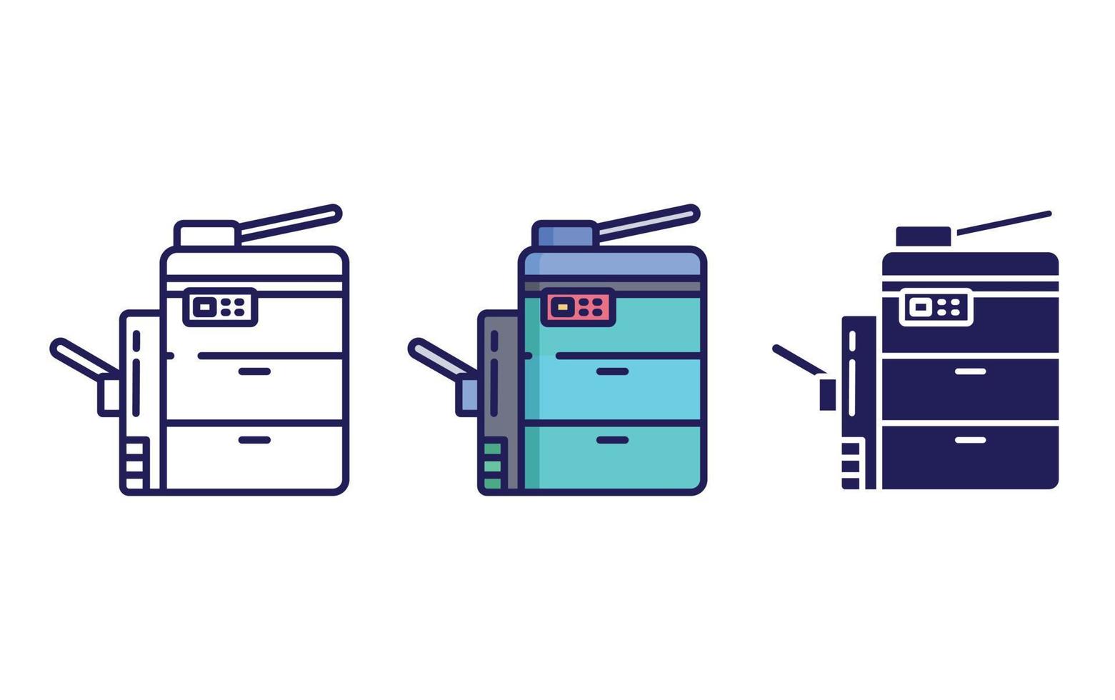 Copy Machine vector icon 23210516 Vector Art at Vecteezy