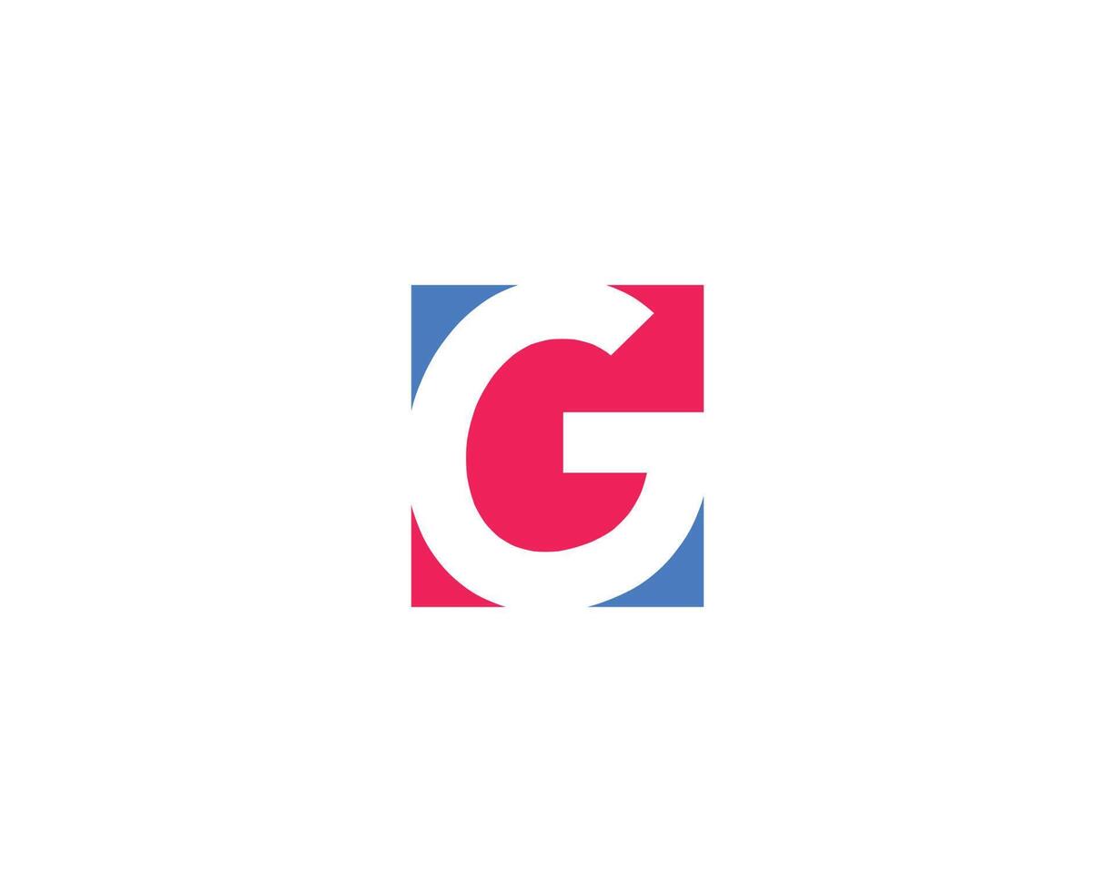 creative letter G logo design vector template