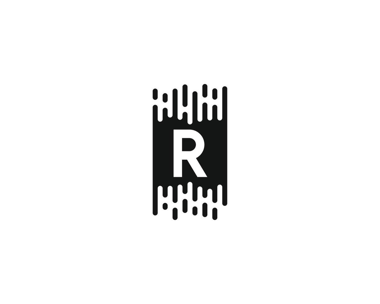 creative letter R logo design vector template