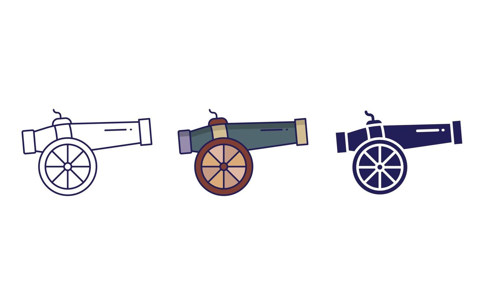 Cannon vector icon
