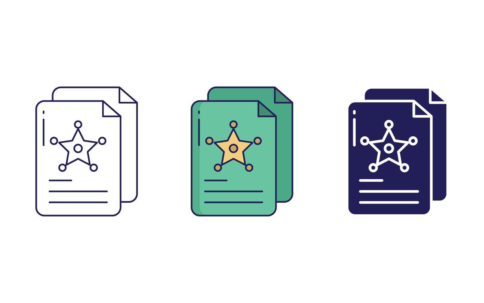 Documents vector icon