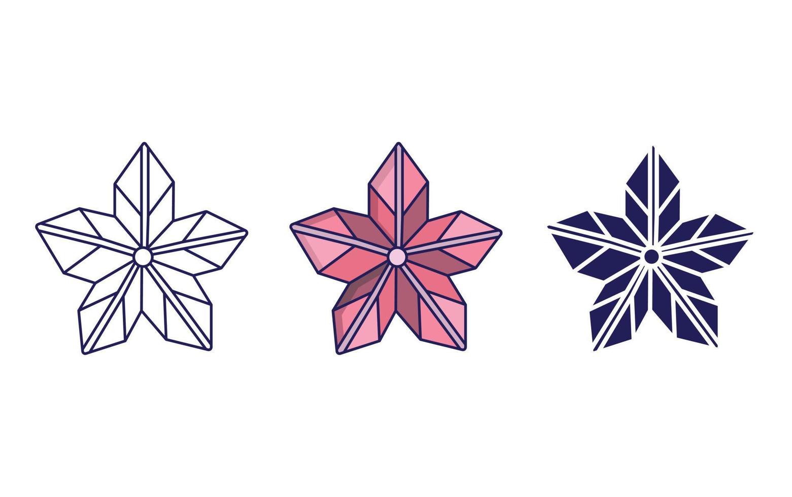 Flower vector icon