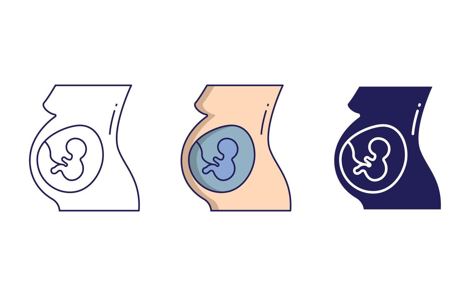 Baby Rotation vector icon