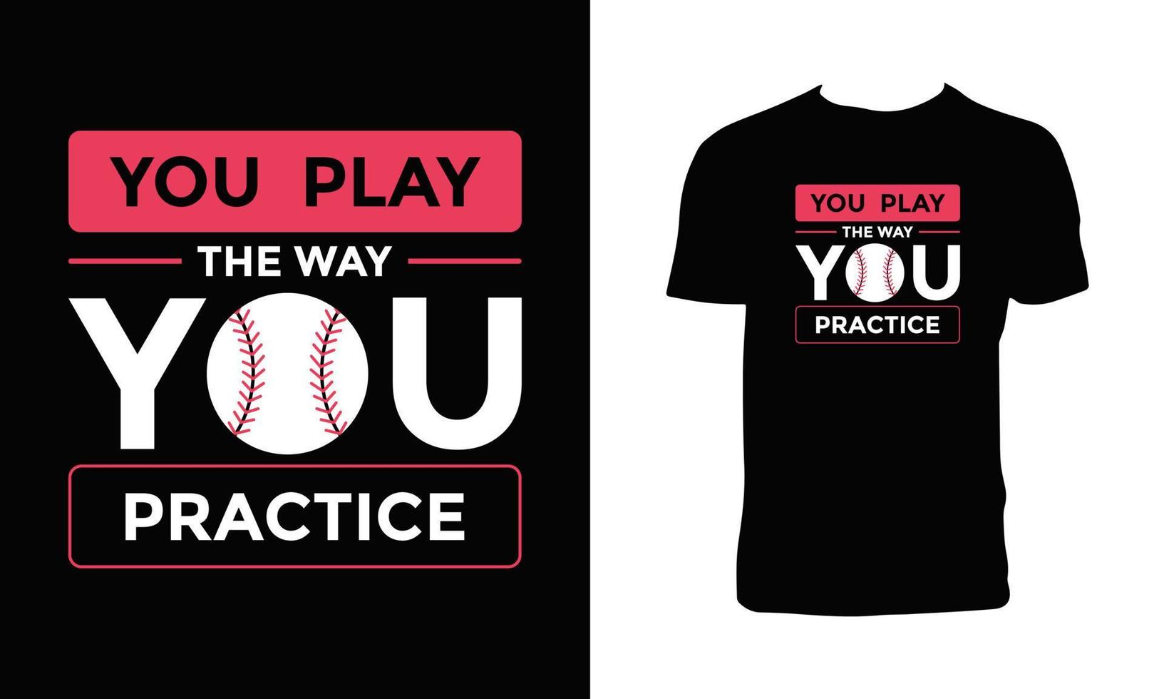 Baseball T Shirt Design And Vector Illustration.