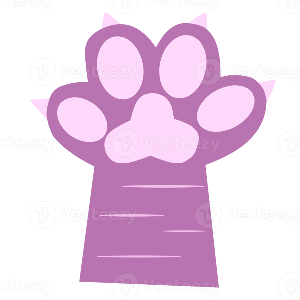 Cute Cat Feet png