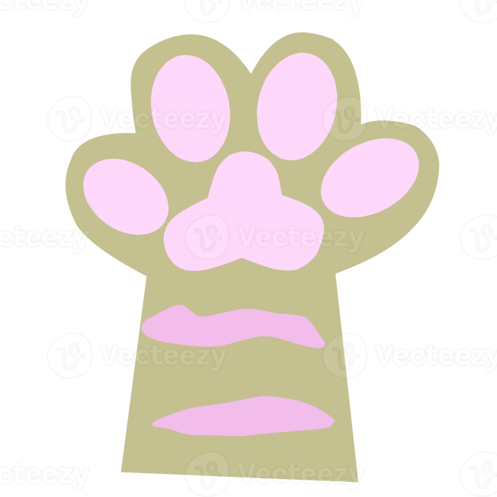 Cute Cat Feet png