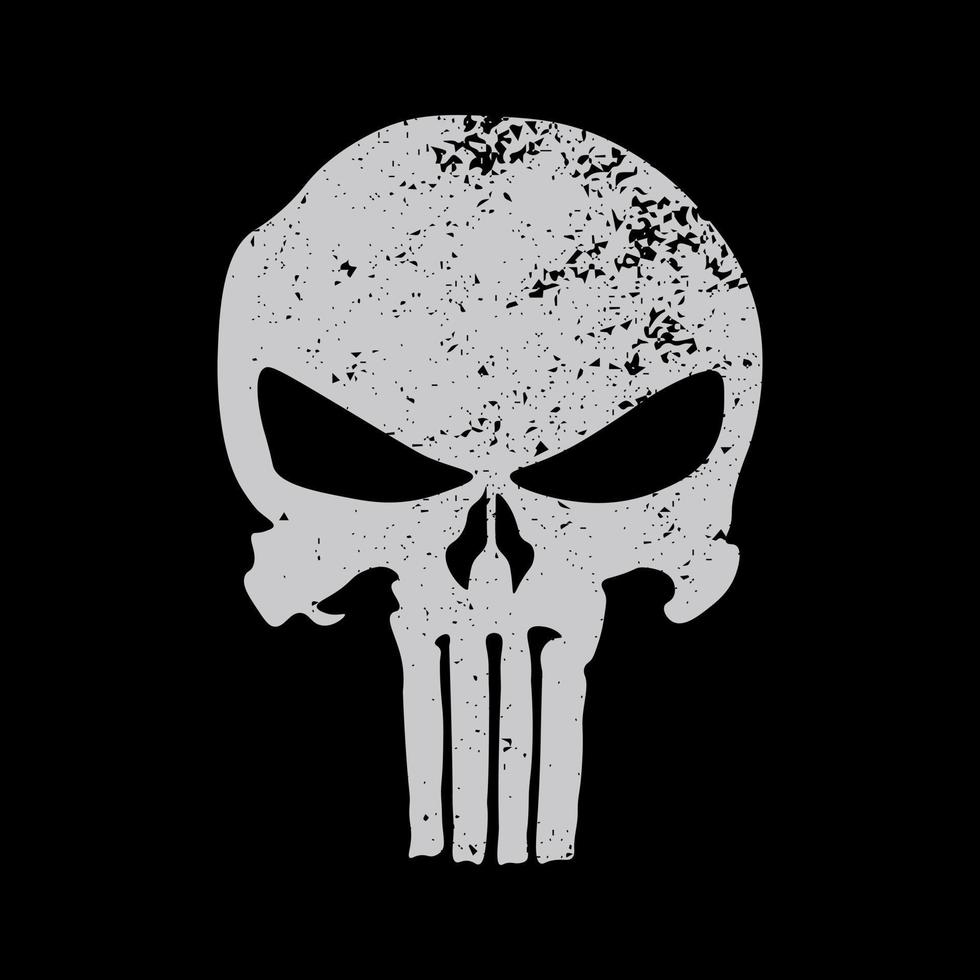 The Punisher symbol vector