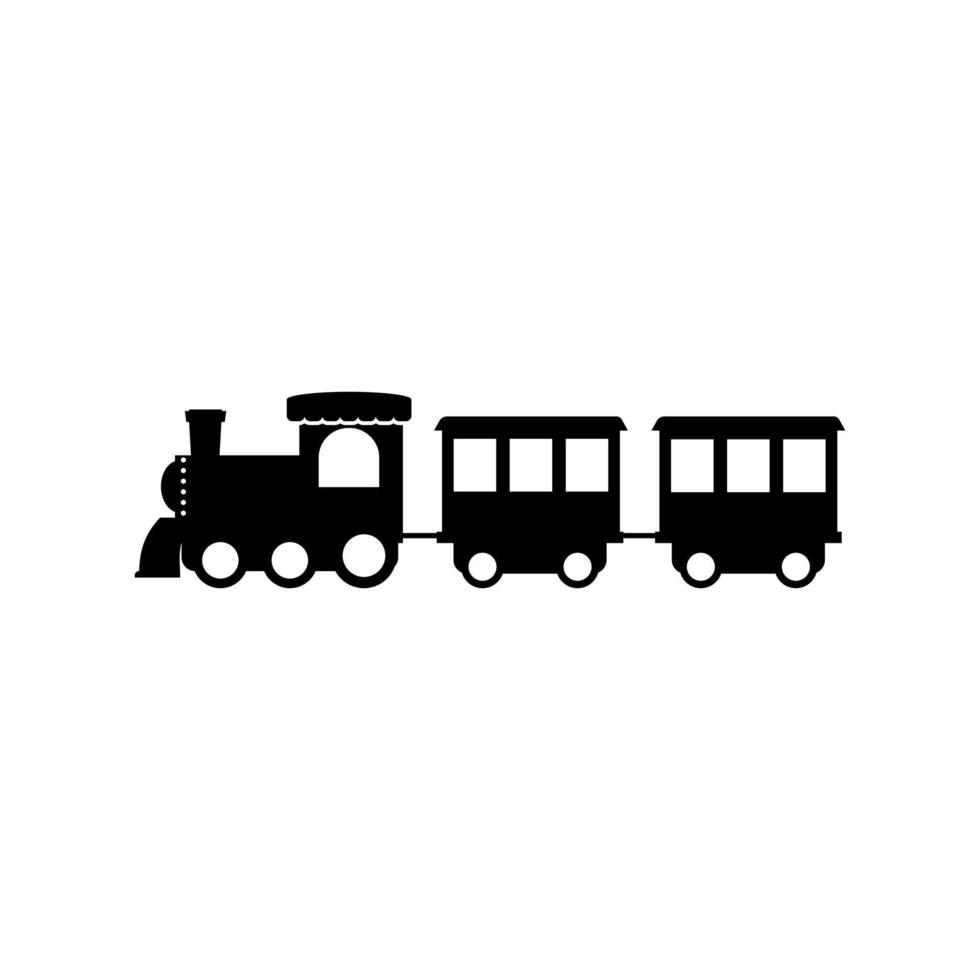 niños tren icono vector. público transporte ilustración signo. ferrocarril símbolo. vector