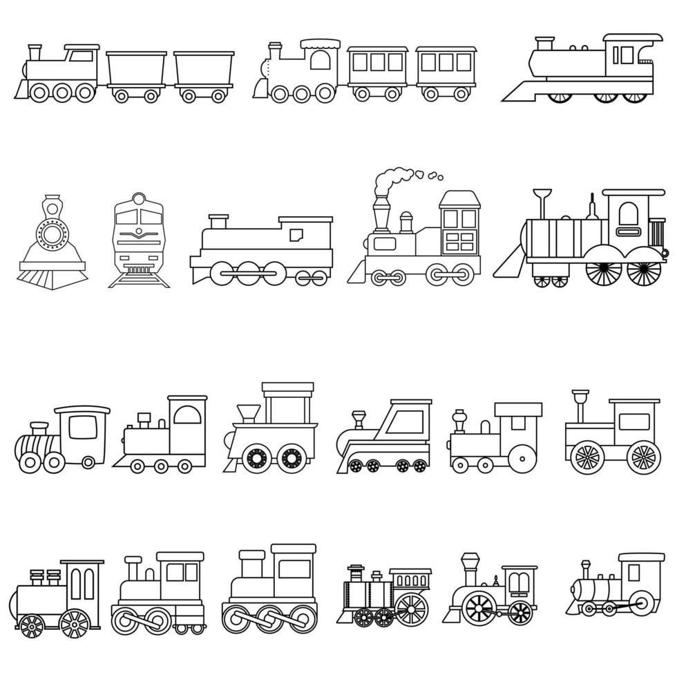 Children train icon Vector. public transport illustration sign. railroad symbol. vector