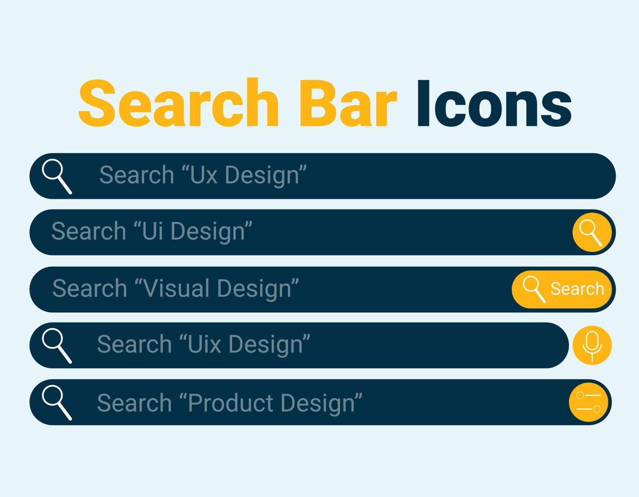 website navigation templates, trendy search bar icons, search template, icon search , search bar vector  download