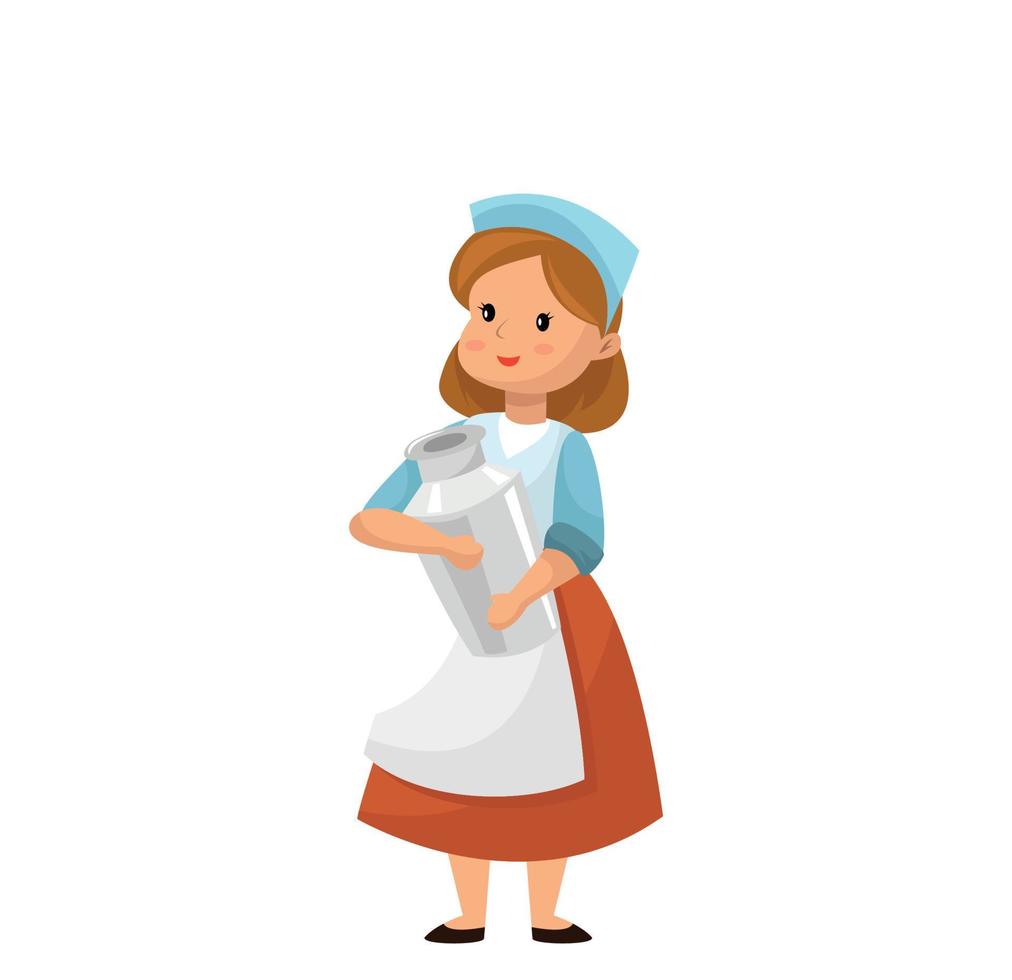 House keeper at work vector