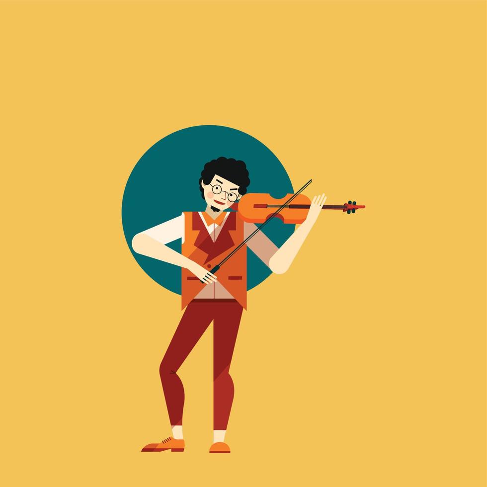 Men with music vector