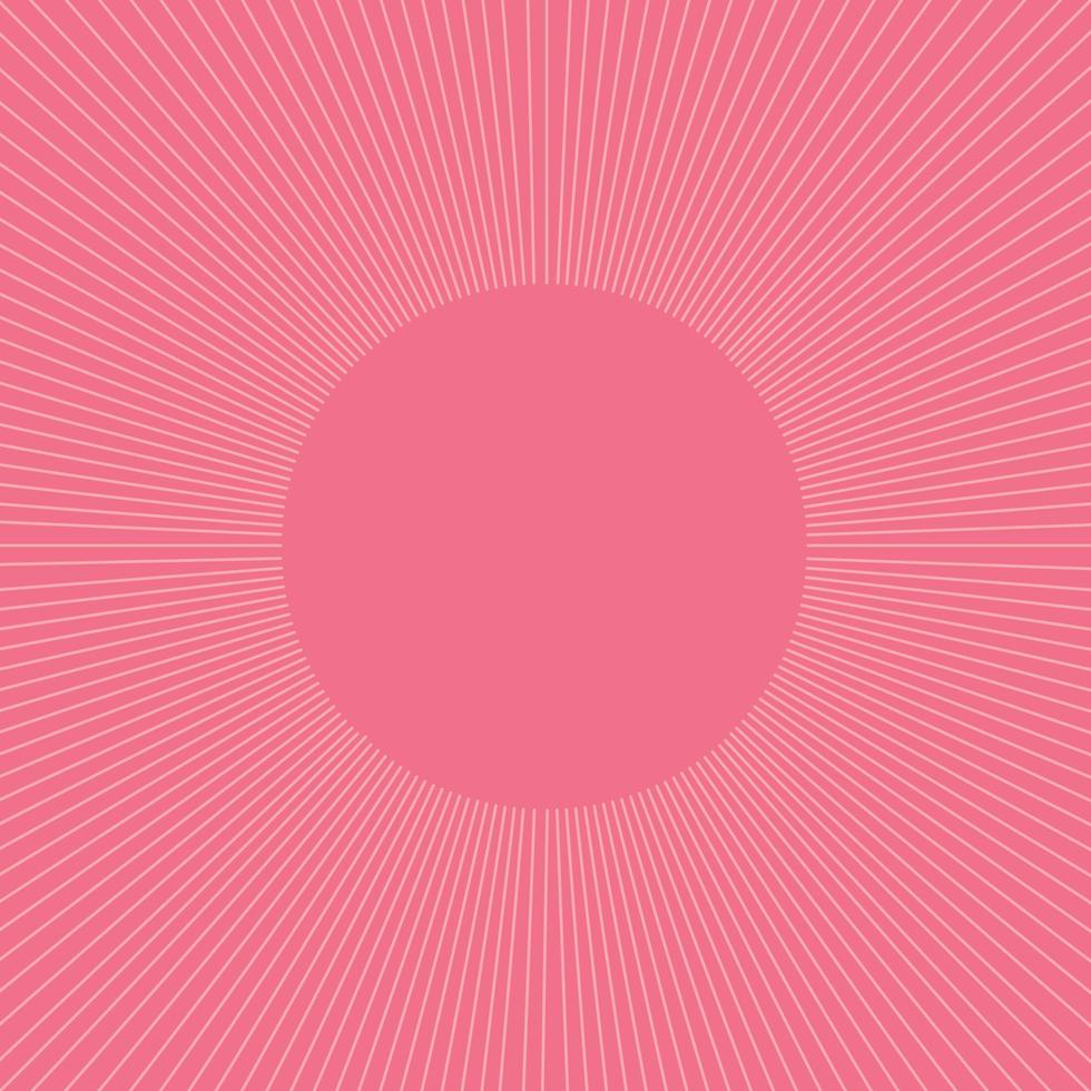 Linear vector drawing. Design elements for your projects are rays emanating from a central object or light source.
