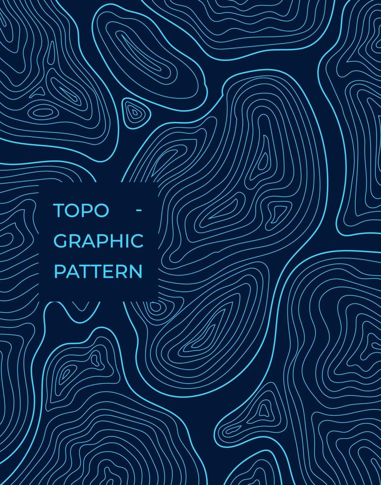 resumen modelo . ondulado líneas de topográfico diseño. vector contorno ilustración.