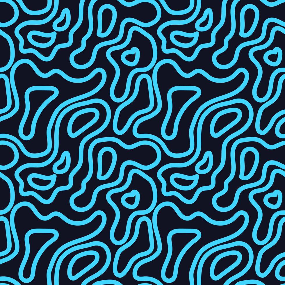 Seamless abstract pattern with curved lines, a maze. Design for fabric, Wallpaper, and cards . vector