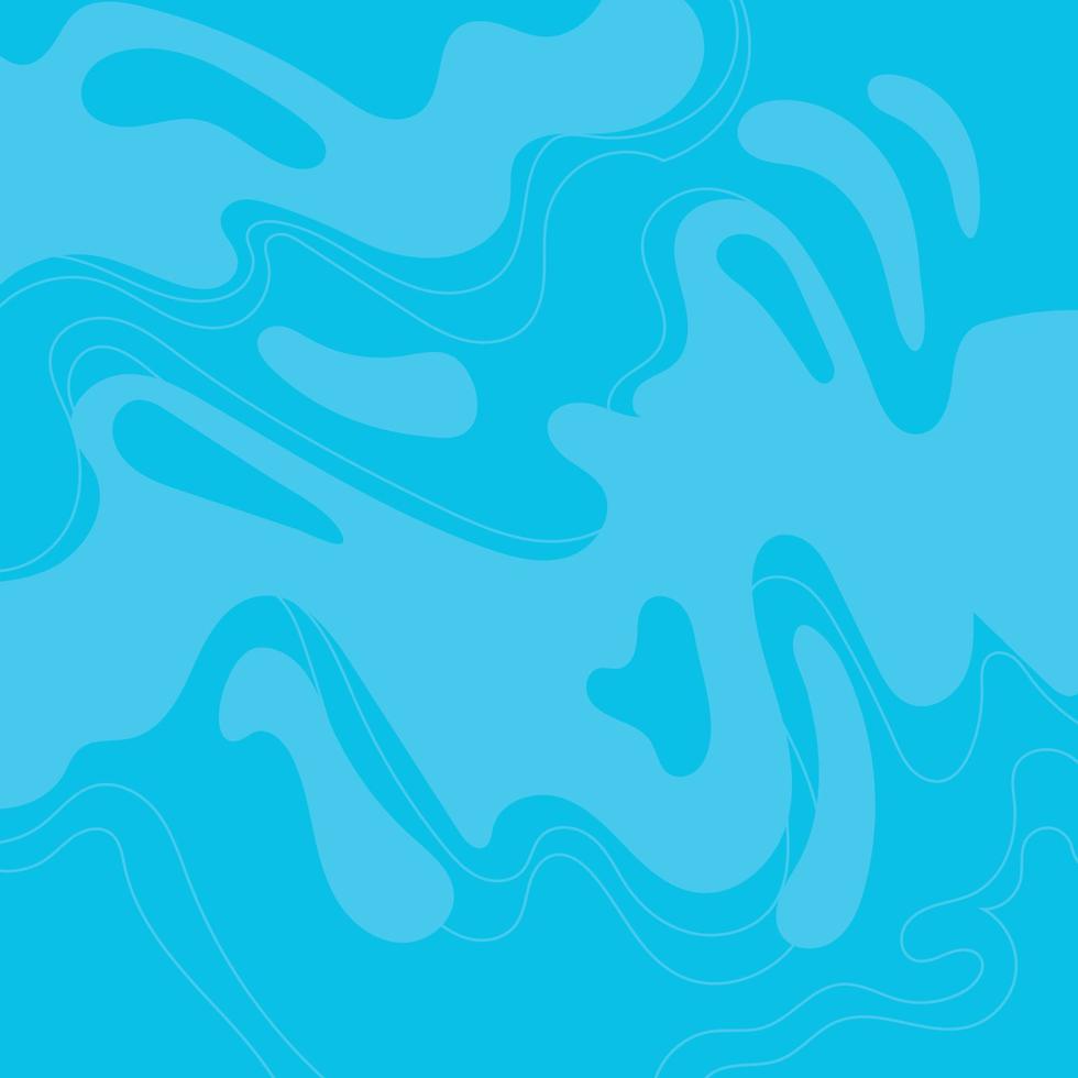 Sun glare on the water surface. Background with liquid ripples, vector illustration.