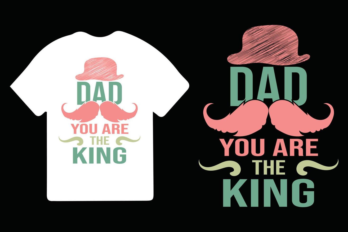 Daddy t-shirts design, Father's day, Happy Father's Day, Father's day T-shirt design. vector