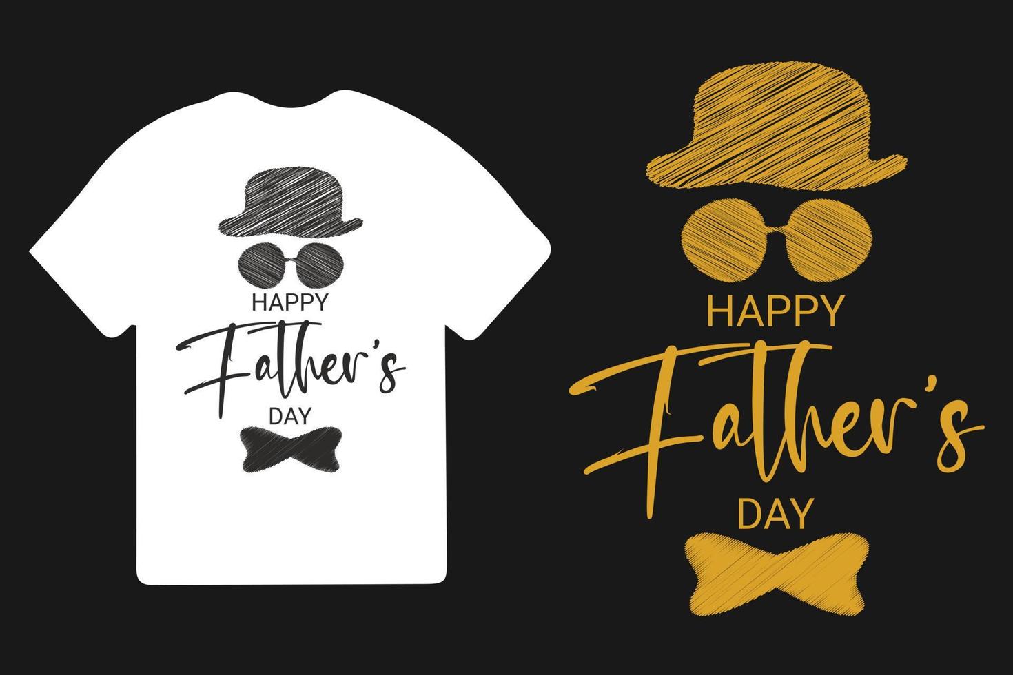 Fathers day t-shirt design, Happy fathers day typography, Papa t-shirts design. vector