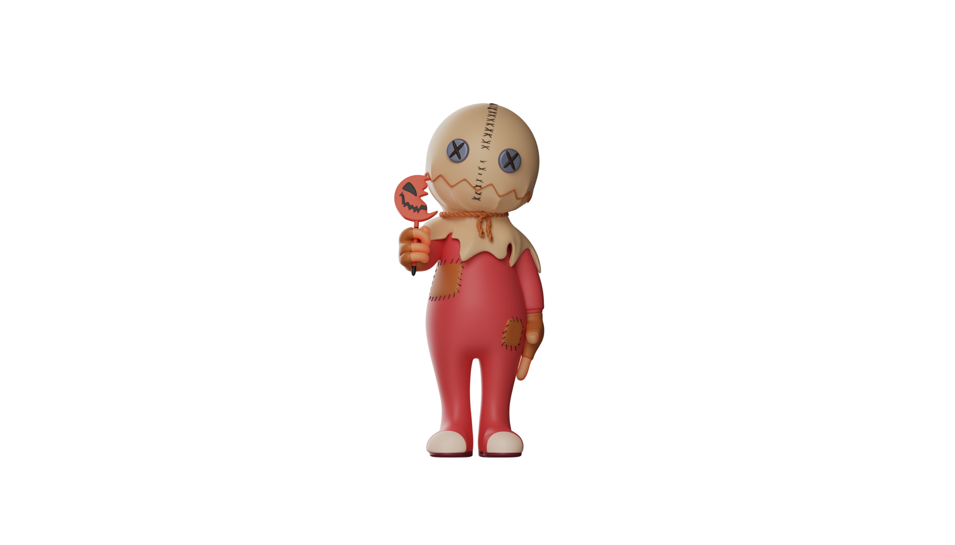 3D Illustration Cute Trick R Treat 3D Cartoon Character Trick R Treat 3d-illustration-cute-trick-r-treat-3d-cartoon-character-trick-r-treat