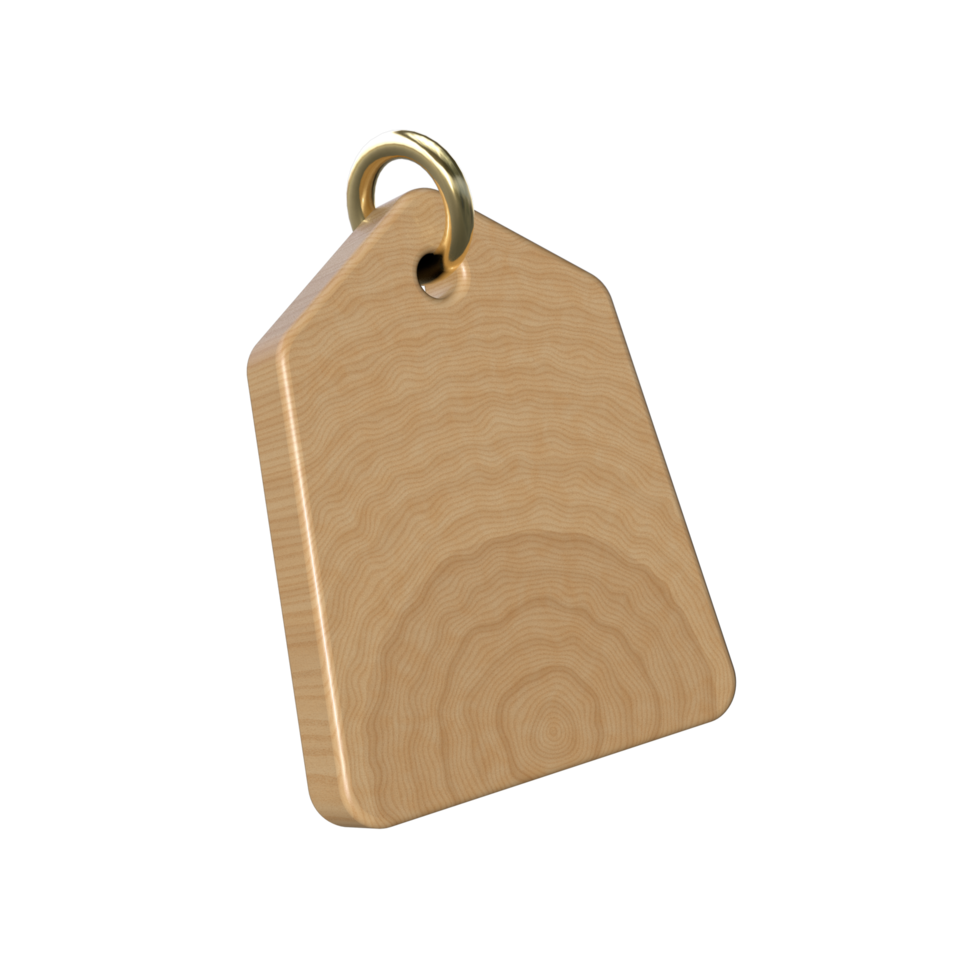 Price Tag 3D render transparent background png