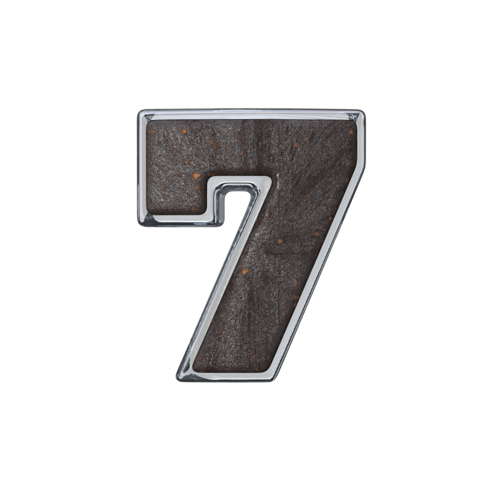Number 7 3d Render Transparent Background 23212594 Png Number 7 3d Render Transparent Background 23212594 Png