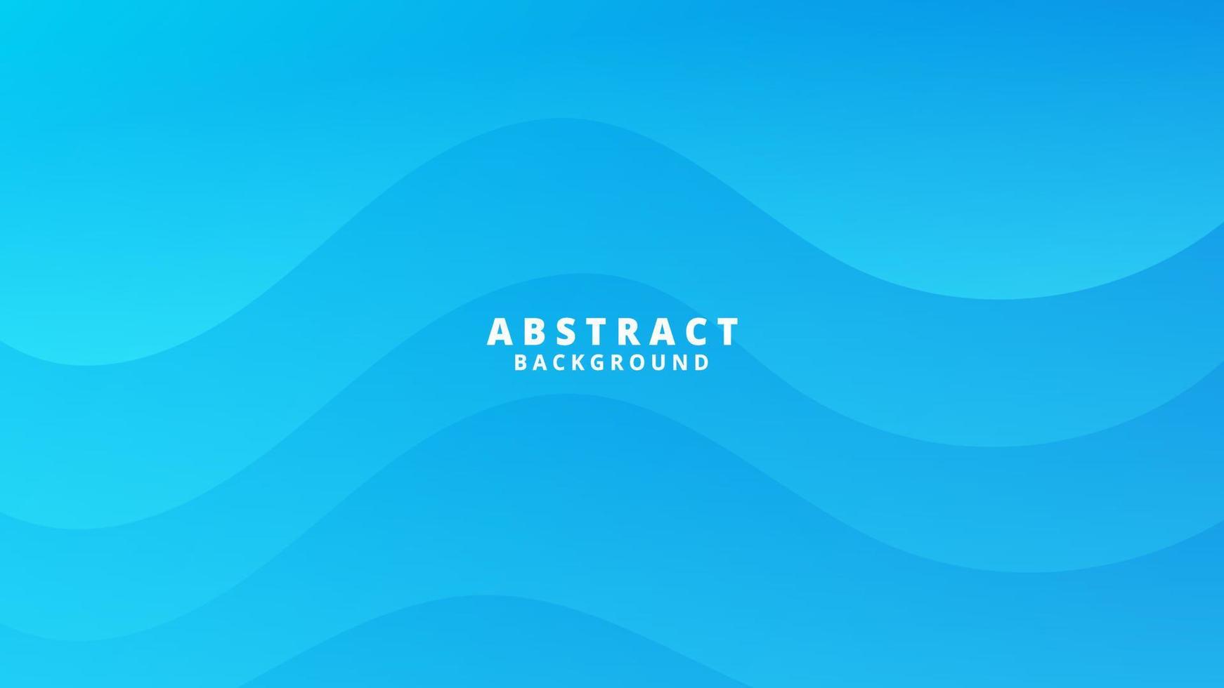 Abstract Gradient Blue liquid Wave Background vector