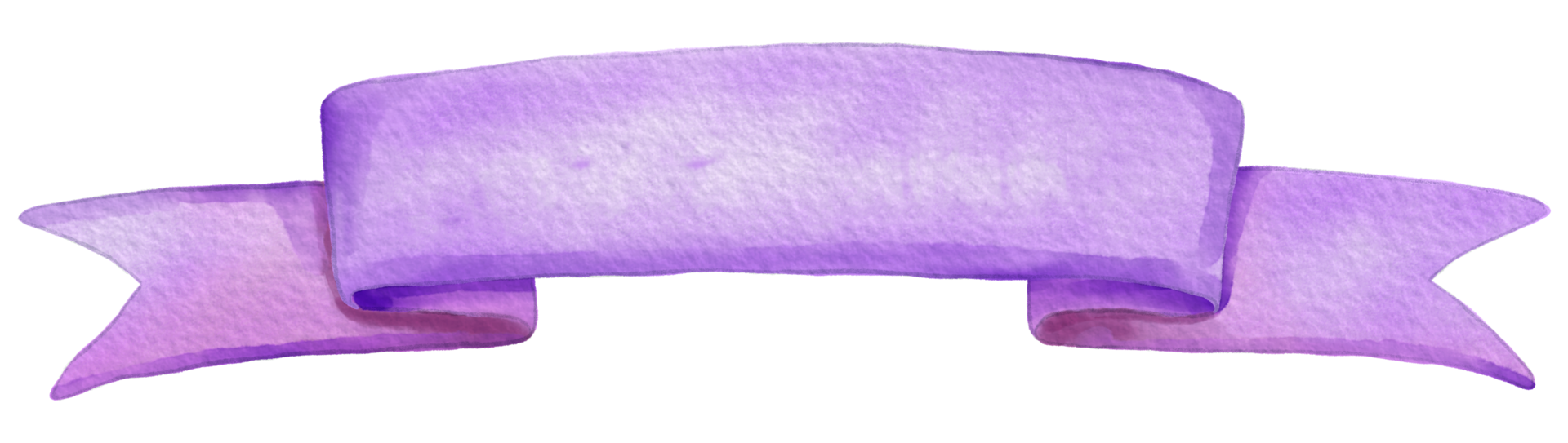 Ribbon banner cute watercolor clipart 23212843 PNG