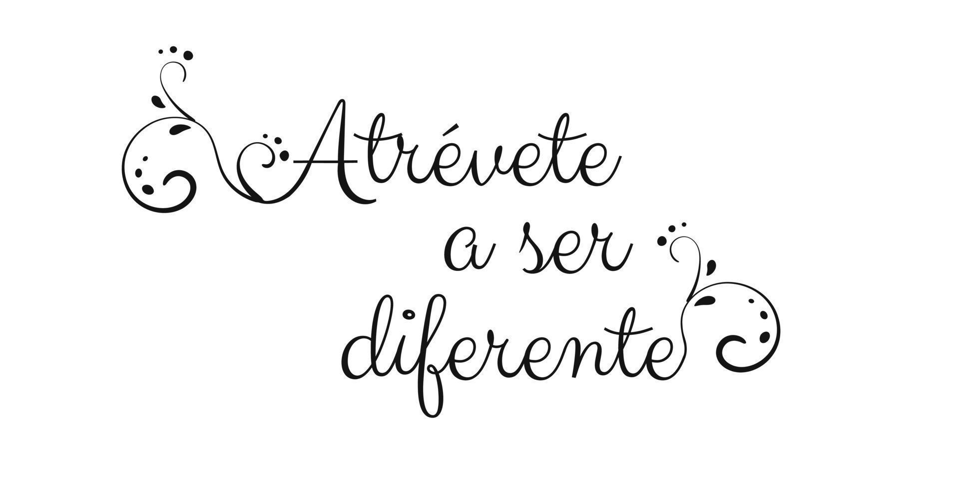 Motivational Phrase in spanish Affirmation and Lettering about Reaching a Goal and Believing in Yourself vector