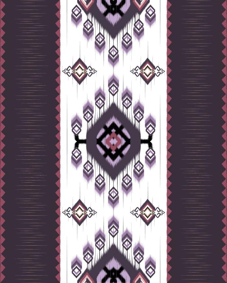 Geometric Ethnic pattern vector. African, American, Mexican, Western Aztec motif striped and bohemian pattern. designed for background,wallpaper,print, carpet,wrapping,tile,batik.vector illustratoin. vector