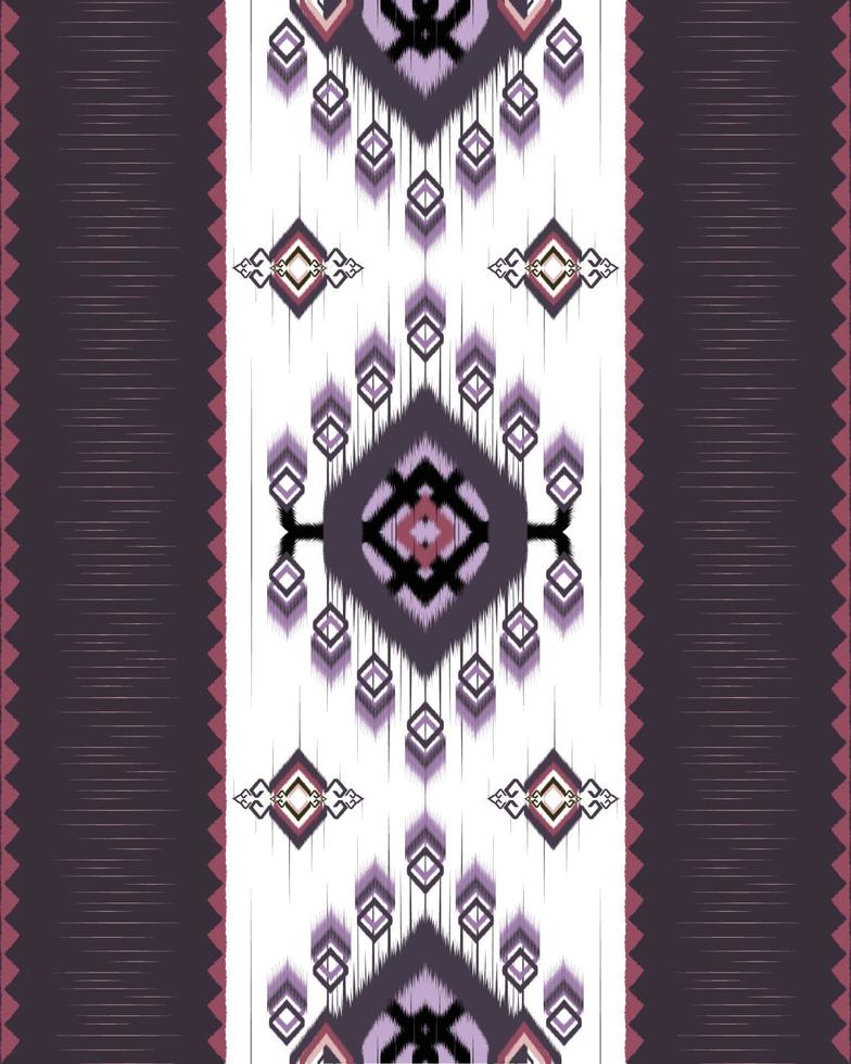 Geometric Ethnic pattern vector. African, American, Mexican, Western Aztec motif striped and bohemian pattern. designed for background,wallpaper,print, carpet,wrapping,tile,batik.vector illustratoin. vector