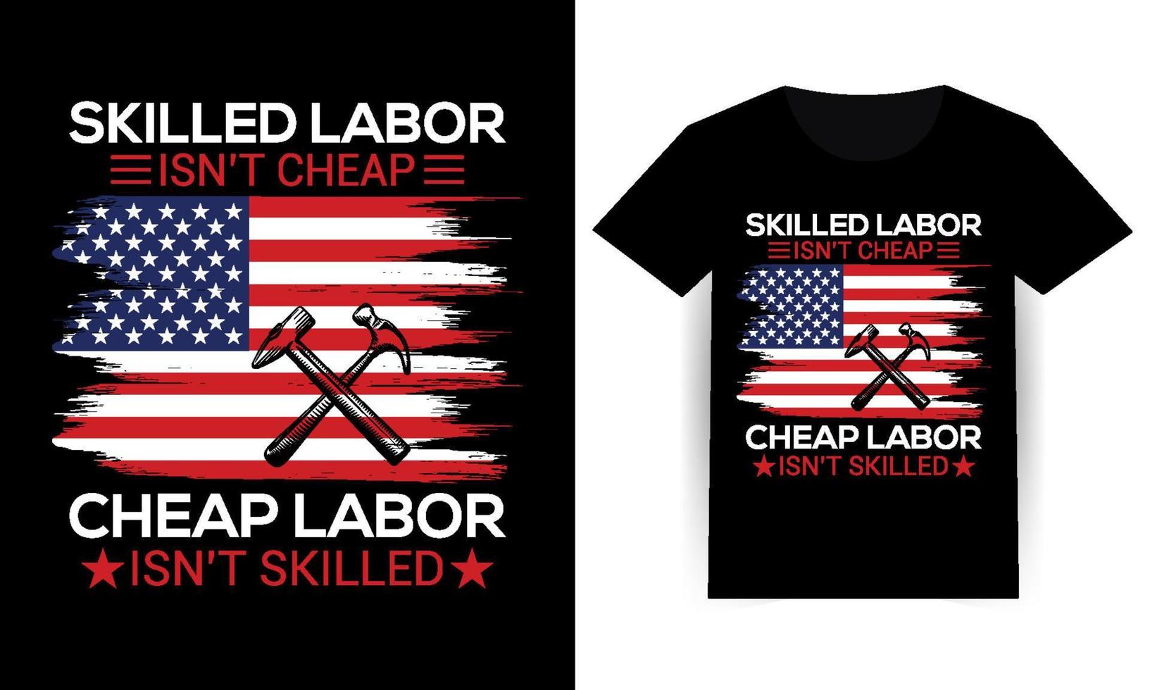 labor día. internacional trabajadores día, labor tipografía, labor día t camisa diseño, vector